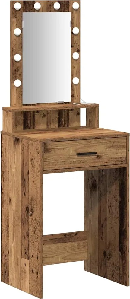 vidaXL Masă de Machiaj cu sertar Maro 50 x 41 x 140 cm Lemn compozit