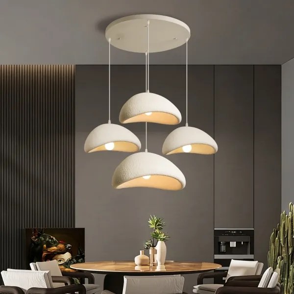 BRILAGI - Lustră pe cablu WABI SABI 4xE27/60W/230V albă
