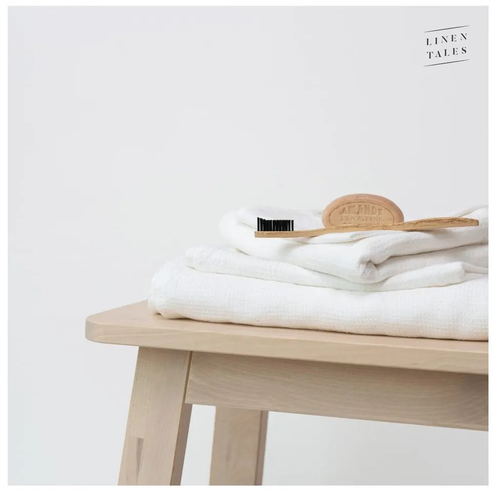 Prosop alb din in 30x30 cm - Linen Tales