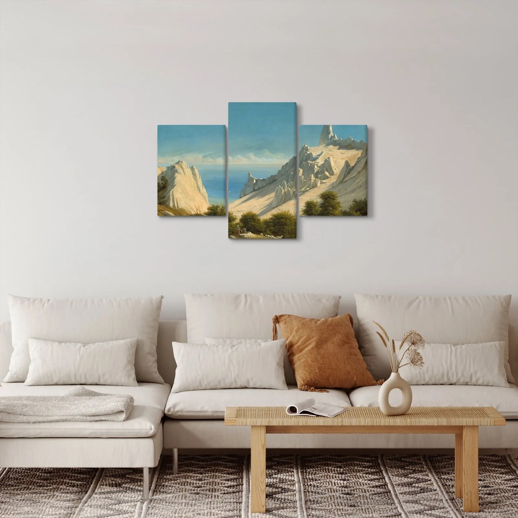 Tablou - Georg Emil Libert, View of Sommerspiret, the Cliffs of Møn, reproducere (90x60 cm)