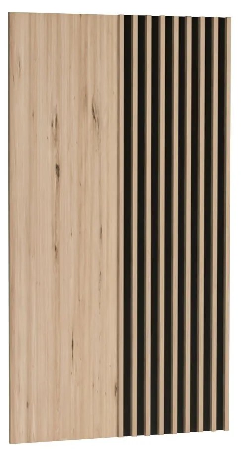 Panou de perete Matilda SG10+11 (Stejar artisan + Stejar artisan + Negru). 1059977
