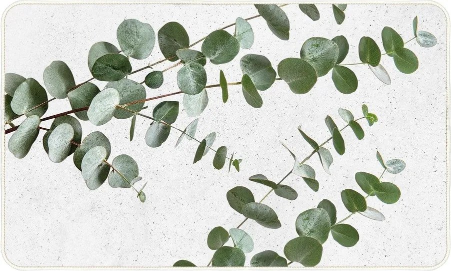 Covor alb/verde 45x75 cm Stevia – douceur d'intérieur