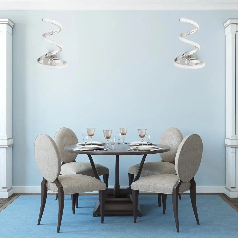 Corp de iluminat elegant cu design modern crom