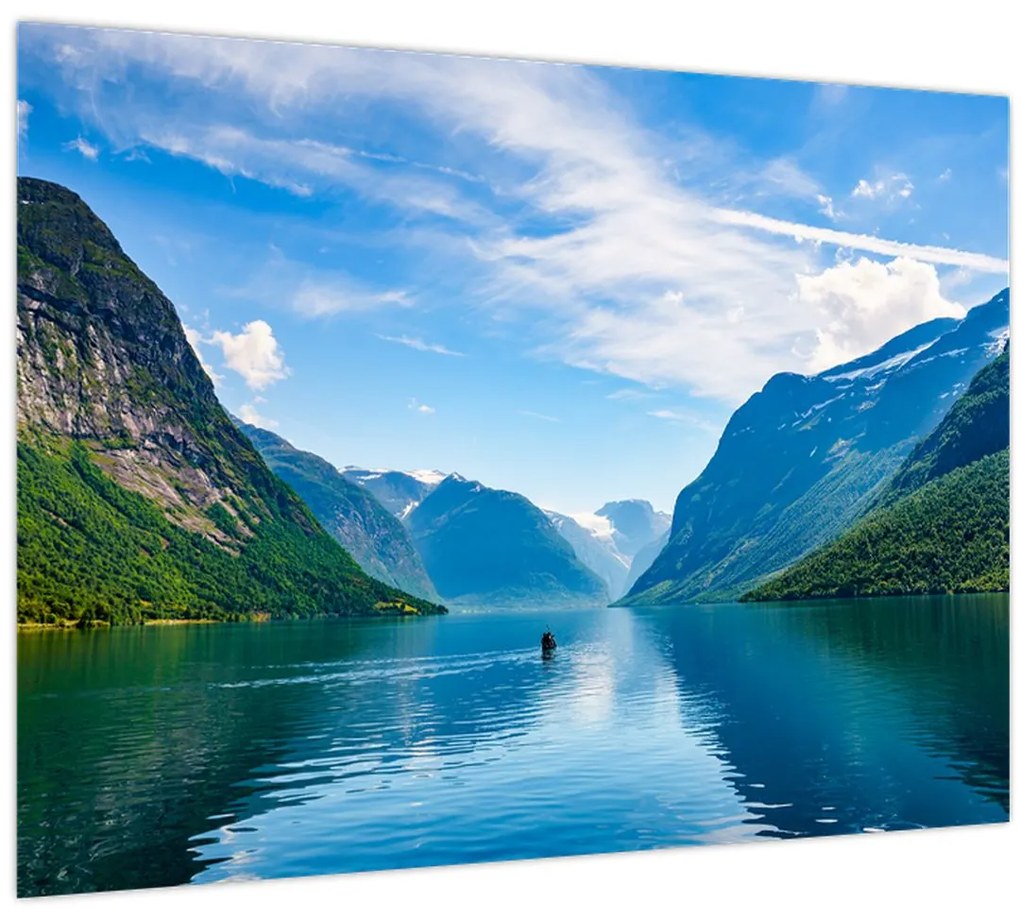 Tablou - Lacul Lovatnet (70x50 cm)