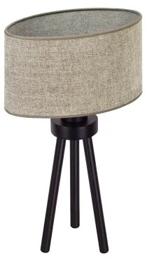 Lampă de masă Duolla OVAL 1xE27/15W/230V d. 30 cm maro