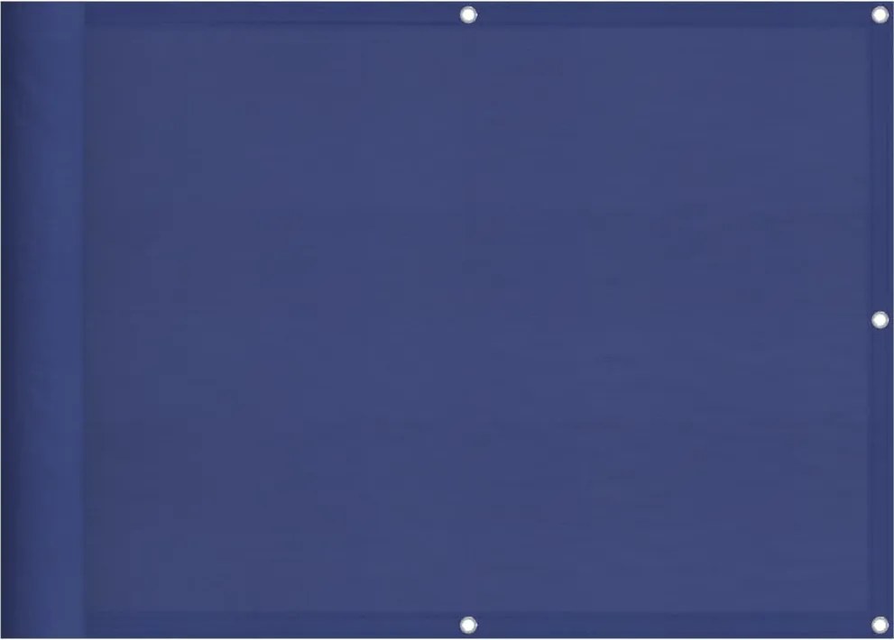 vidaXL Paravan de balcon, albastru, 75x1000 cm, 100% poliester oxford