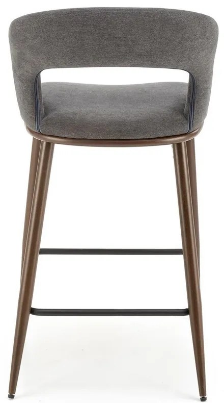Scaun de bar Brecht, gri