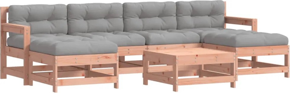 vidaXL Set mobilier de grădină cu perne, 7 piese, lemn masiv douglas