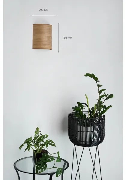 Aplică Brilagi SEMI 1xE27/15W/230V maro