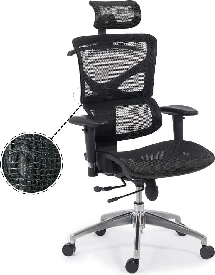 RESIGILAT - Scaun ergonomic multifunctional SYYT 9500 negru