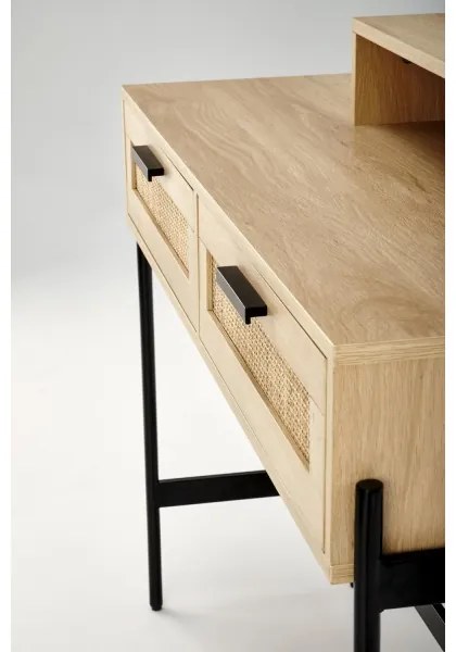 Măsuță de toaletă CARMEN 136x104 cm bej/negru