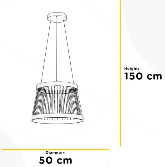 Lustră LED pe cablu ONLI MATE LED/40W/230V 4000K negru