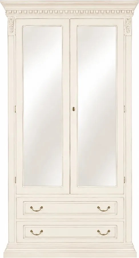 Dulap lemn masiv Bernhard 2 Usi, 120 × 55 × 218 cm
