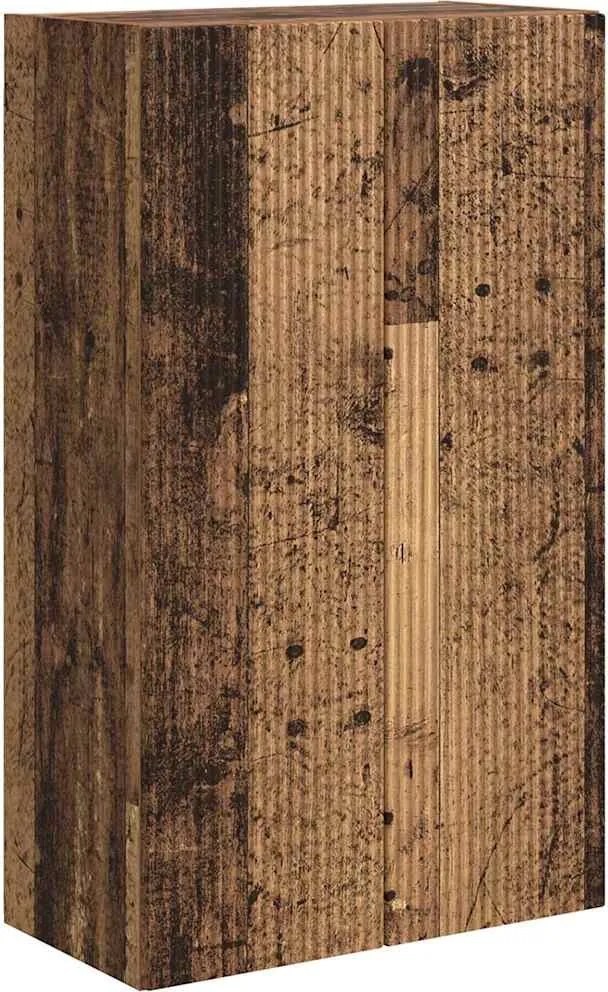 vidaXL Dulap TV de perete Lemn Vechi 59,5 x 31 x 100 cm Lemn compozit