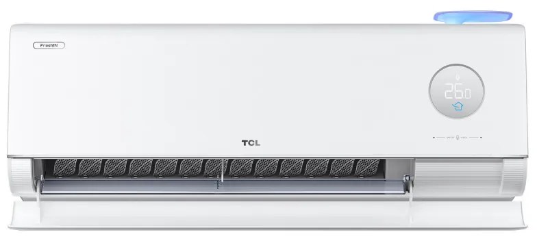Aparat de aer condiționat inverter TCL FreshIN 3.0 TAC-12CHSD/FCI, 12000 BTU, 40 m², A+++, Wi-Fi, Control vocal, Functii inteligente, Super Turbo Start, iFeel, FreshIN+, ECO, Alb