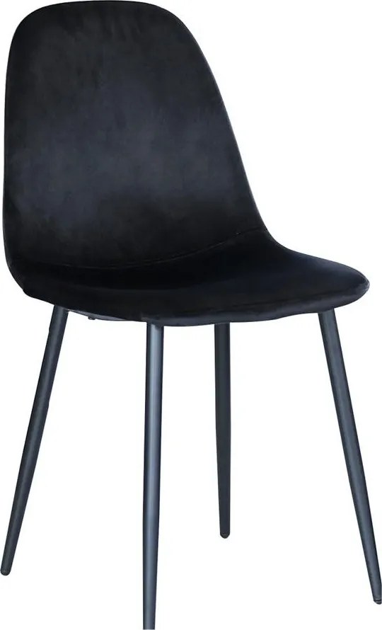 Set - 4 scaune de dining AVENBERG RIVA - Negru