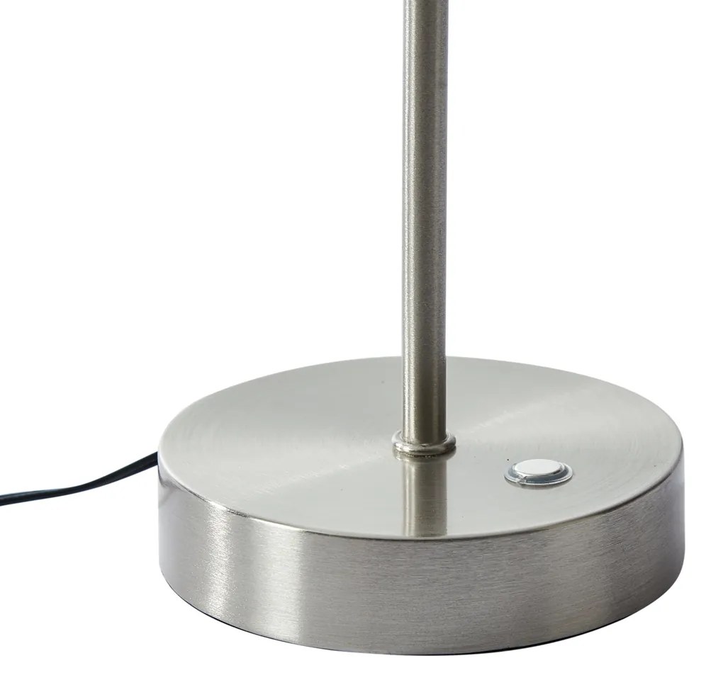 Lampă de masă de design din oțel cu sticlă opal incl. LED cu dimmer - Joya