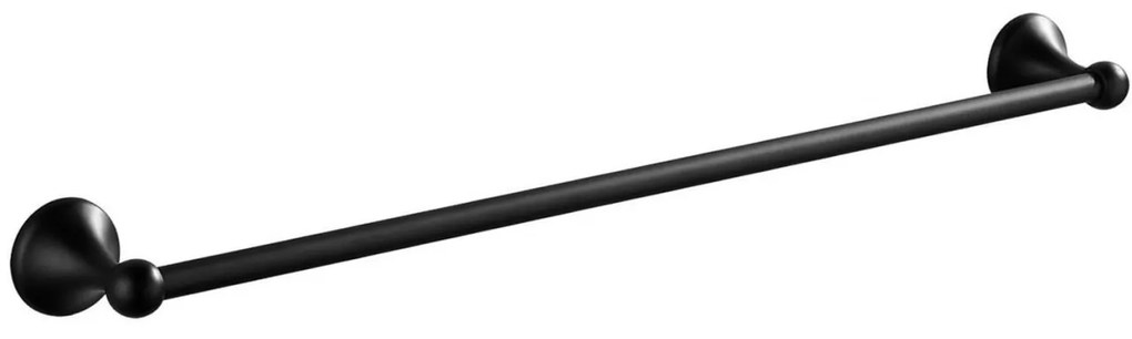 Cuier de baie negru 332870A