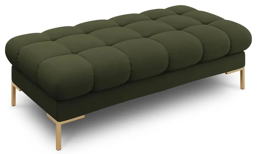 Bancă verde capitonată Bali – Cosmopolitan Design