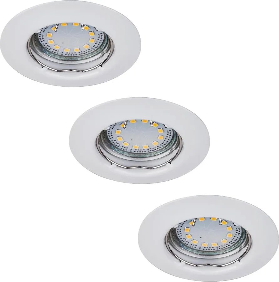 Rabalux 1046 - Set 3 spoturi LED încastrate LITE 3xGU10-LED/3W/230V