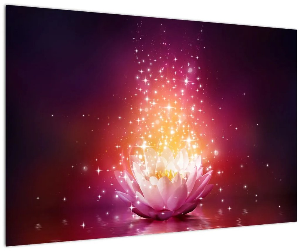 Tablou cu floare de lotus (90x60 cm)