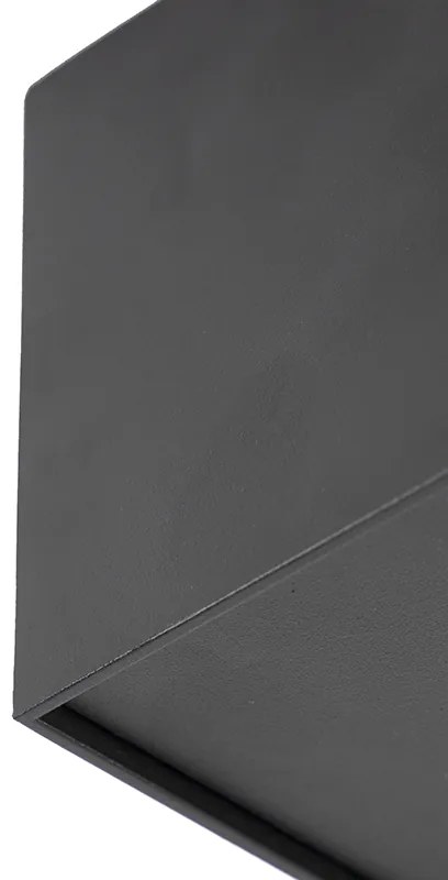 Spot de design negru pătrat cu 3 lumini - Kaya