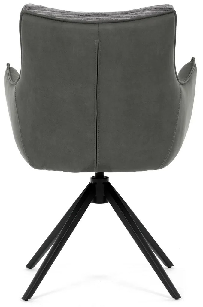 Set de scaune de sufragerie cu mecanism deîntoarcere DCH-D1345 GREY2, 2 buc.