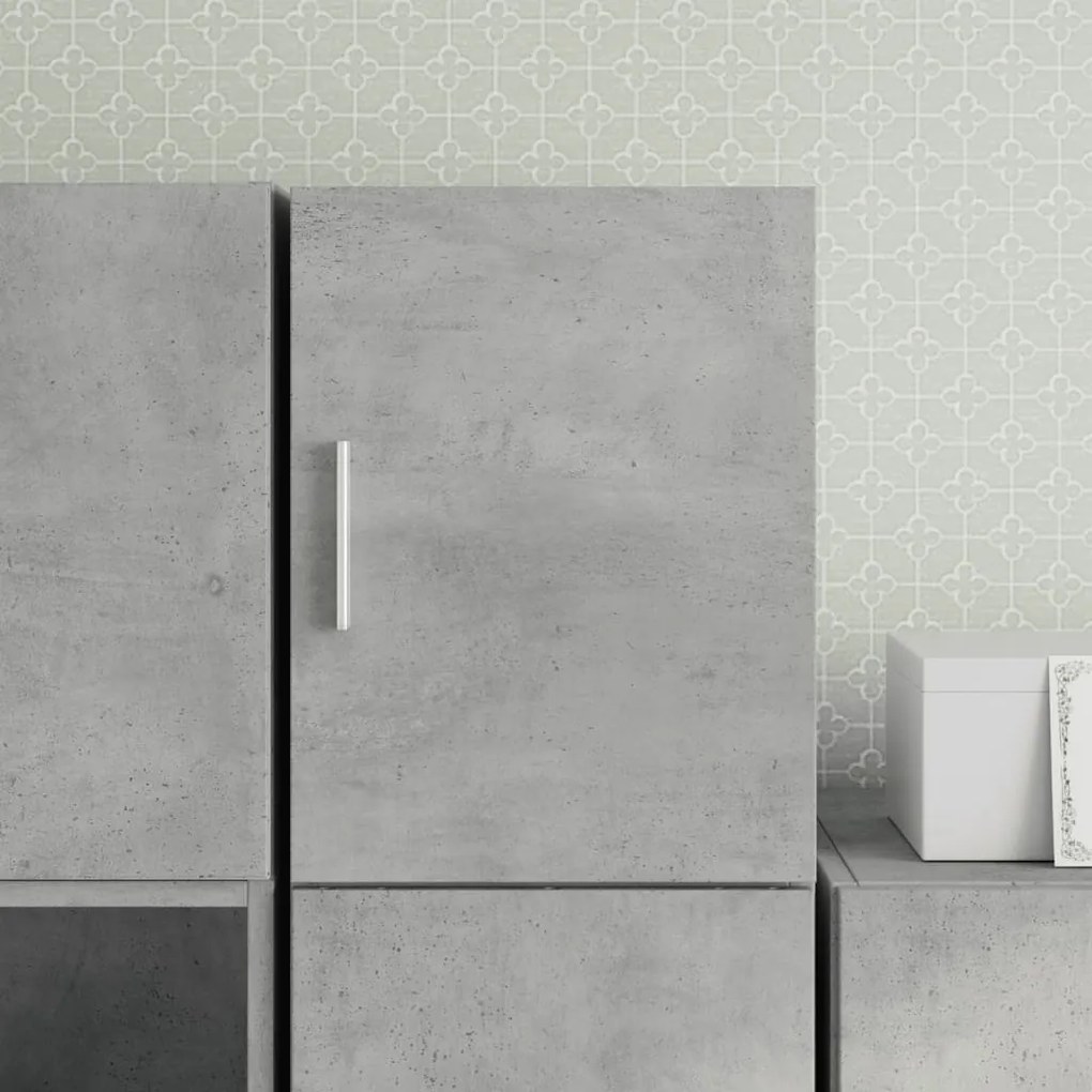 vidaXL Dulap de perete, gri beton, 30x42,5x40 cm, lemn prelucrat