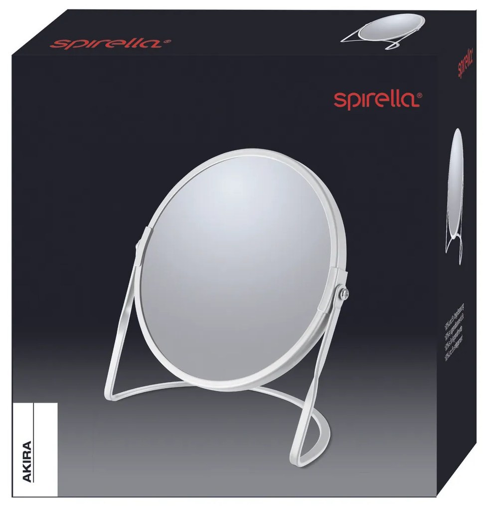 Spirella Oglindă cosmetică măritoare Akira, albmat