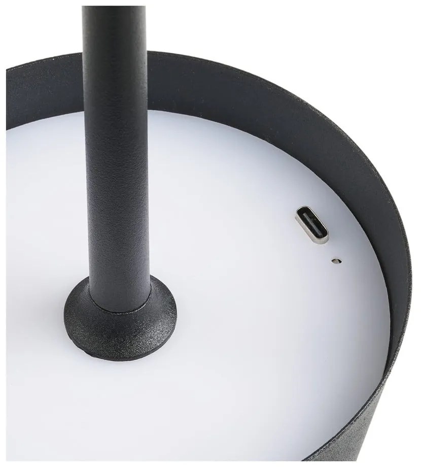 Veioză neagră LED (înălțime 37 cm) Bradford – House Nordic