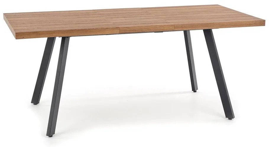 Masa de bucaterie Berlin 160 cm, miere de nuc / negru