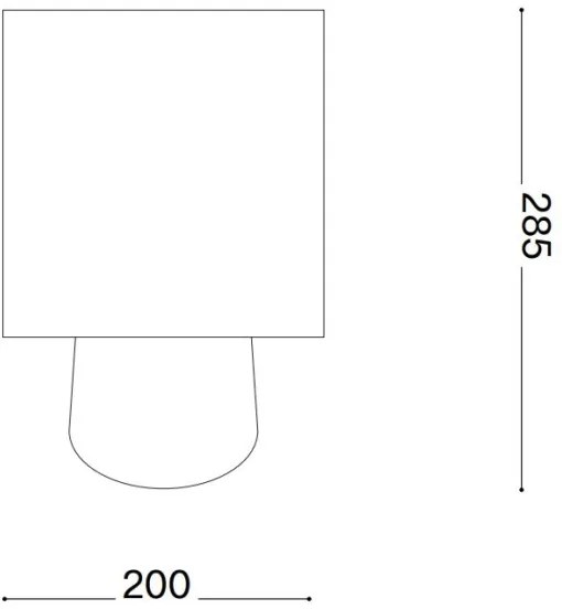 Ideal Lux - Lampă de masă KALI 1xE14/40W/230V crem/bej