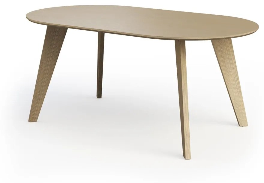 Masă de dining cu blat cu aspect de lemn de stejar 100x180 cm Lago – TemaHome