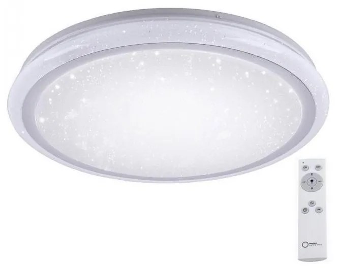 Plafonieră LED RGB dimabilă LUISA LED/42W/230V Leuchten Direkt 15230-16 + telecomandă