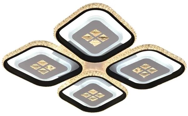 Lustră LED dimabilă aplicată LED/130W/230V 3000-6500K + telecomandă