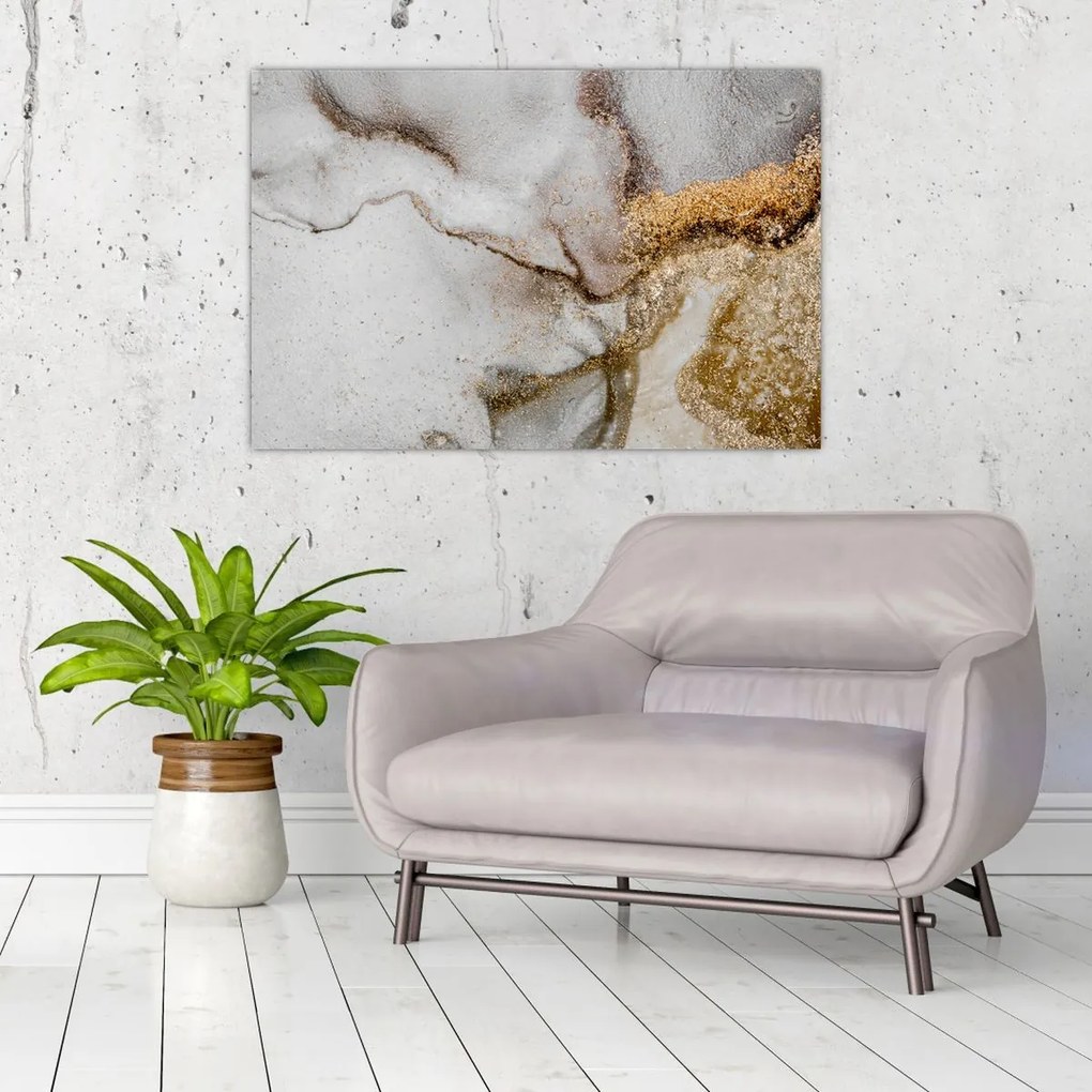 Tablou - Cerneală de marmură (90x60 cm)