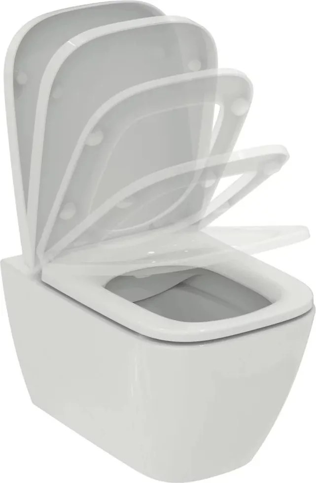 Set vas wc suspendat rimless Ideal Standard I.Life B alb si capac softclose