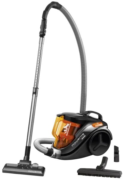 Aspirator fără sac Rowenta COMPACT POWER 1,5l 750W/230V negru/portocaliu