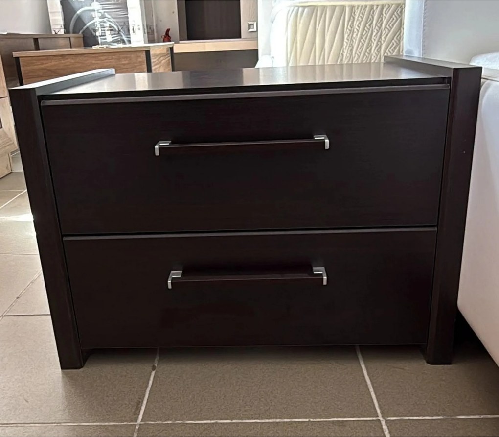 PRODUS RESIGILAT - Noptiera MIRACCO, wenge, PAL, 57x40x40 cm