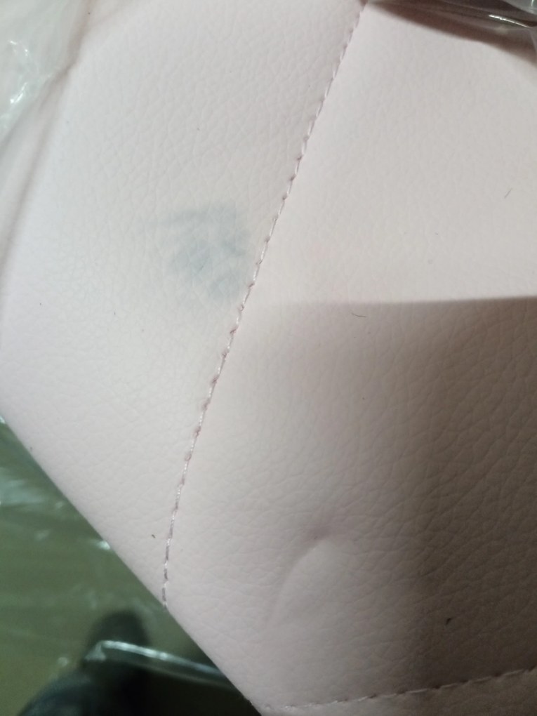 OFERTA Scaun de birou roz AVOLA din piele ecologica Calitatea II.