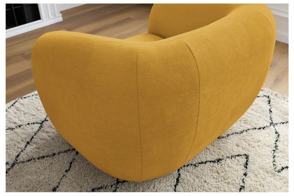 Fotoliu galben Celine – Bobochic Paris