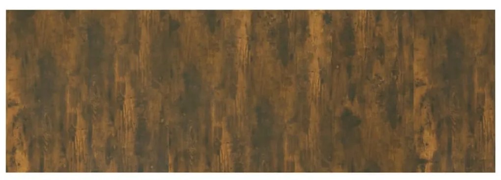 Tablie pat de perete, stejar afumat 240x1,5x80 cm lemn compozit 1, Stejar afumat