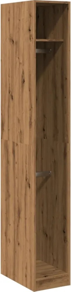 vidaXL Șifonier, stejar artizanal, 30x50x200 cm, lemn prelucrat