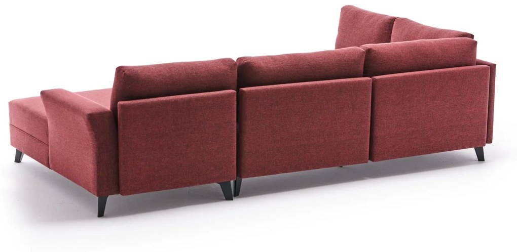 Canapea extensibilă de colț Eris - Claret Red
