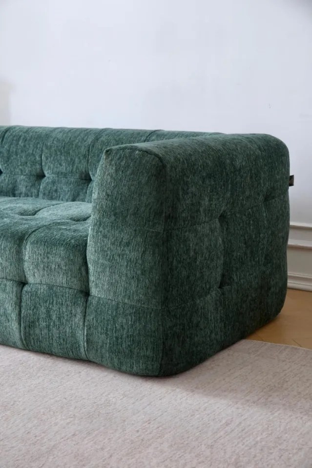 Canapea Memory Foam HD Cube | Design Modern Monobloc | 5 Culori Disponibile | AlmaCasa.ro (Culoare: Bej)