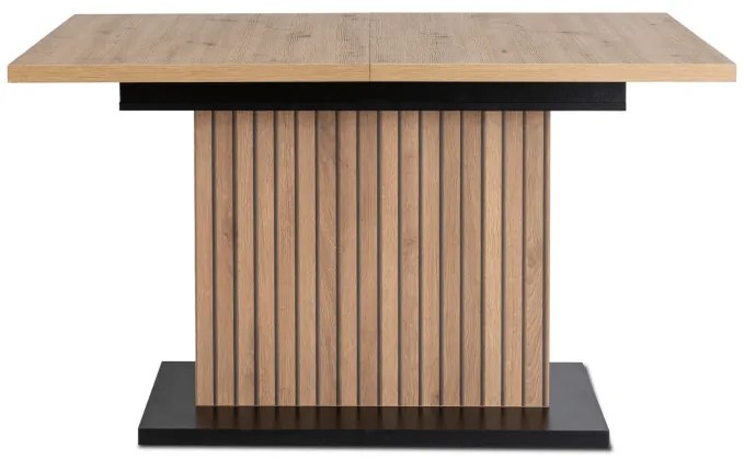JAKS Masă extensibilă 130 - 180 cm stejar artisan negru Giant