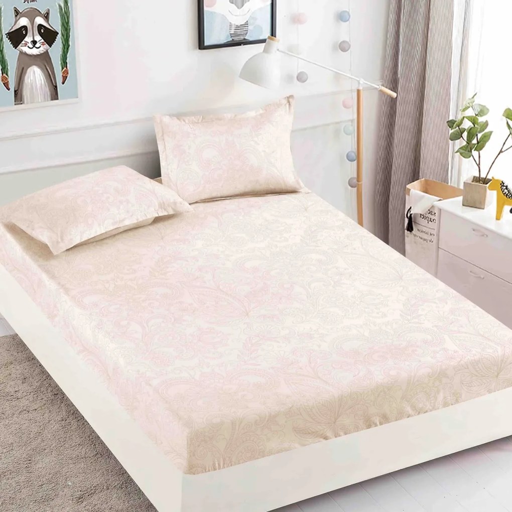 Huse de pat, 3 Piese, Finet cu elastic 180x200