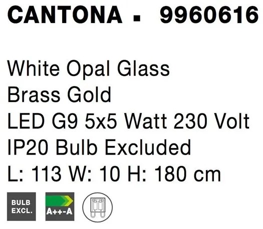 Lustra cu 5 surse de lumina design modern CANTONA NVL-9960616
