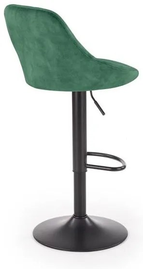 Scaun de bar H101 velvet verde