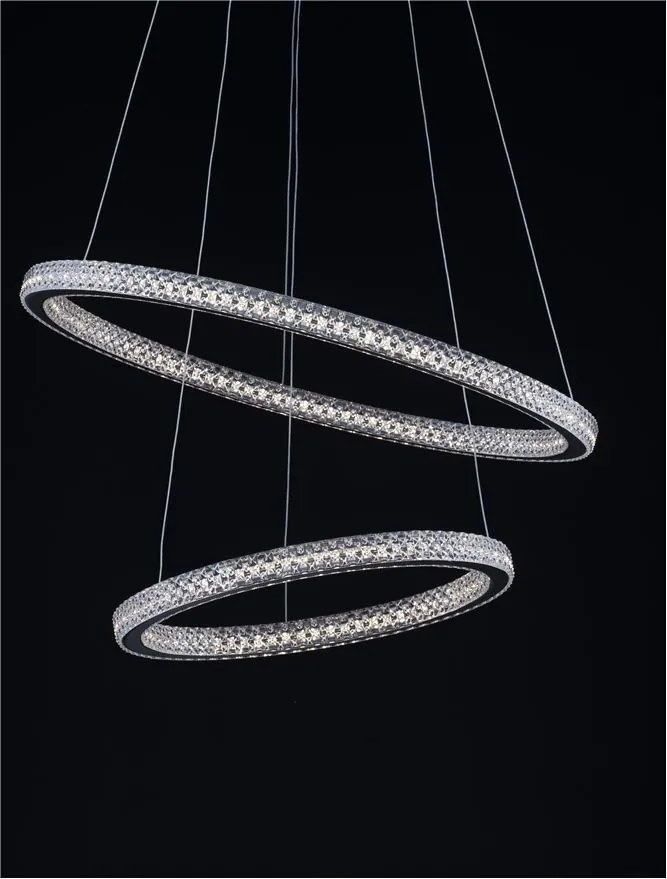 Lustra LED suspendata moderna design elegant GINEVRA 54W